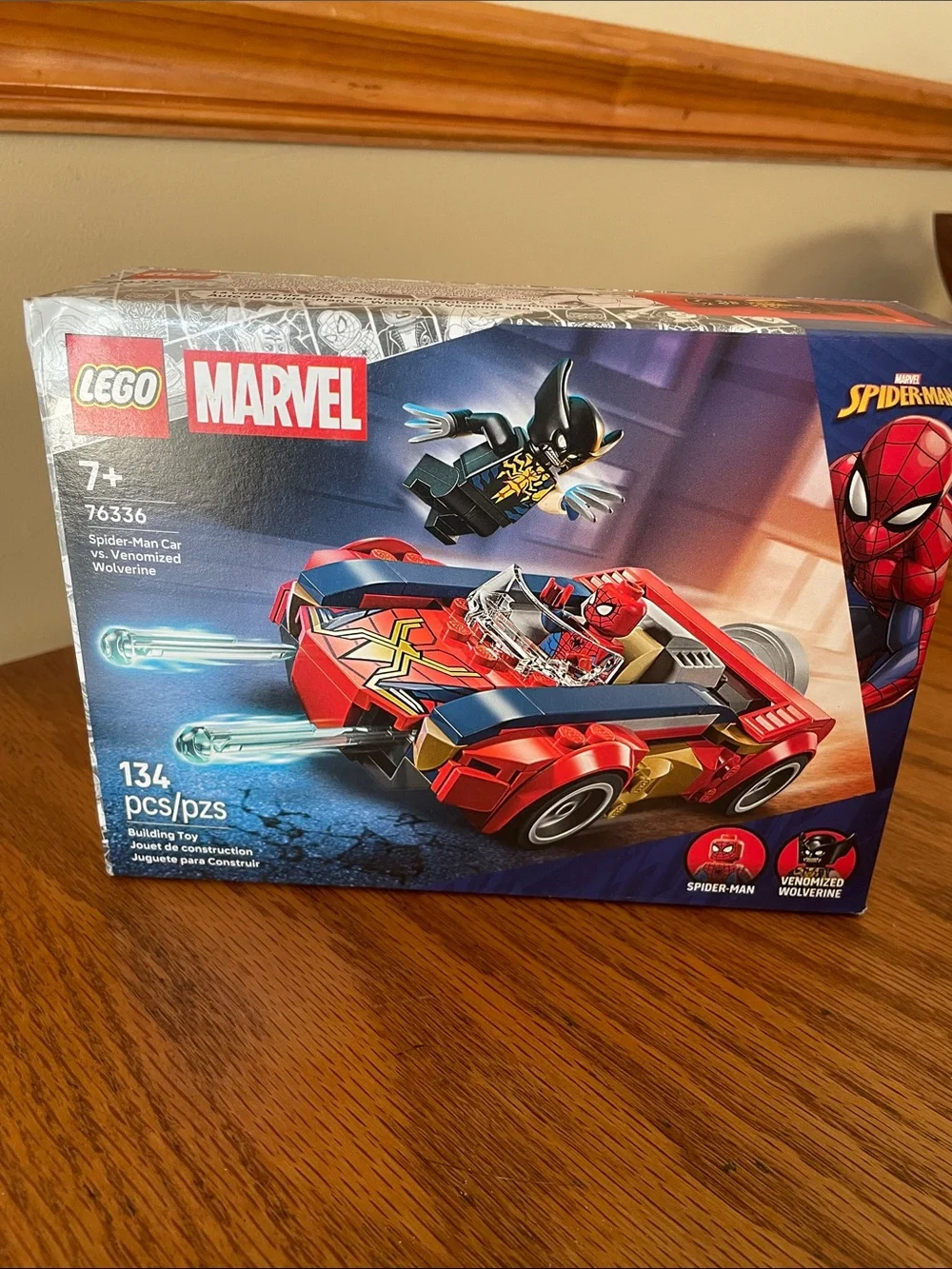 NIB Lego Technic Backhoe Loader & Lego Marvel Spider-Man Car